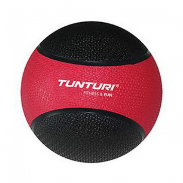 Tunturi Medizinball 3 kg Rot/Schwarz 14TUSCL319